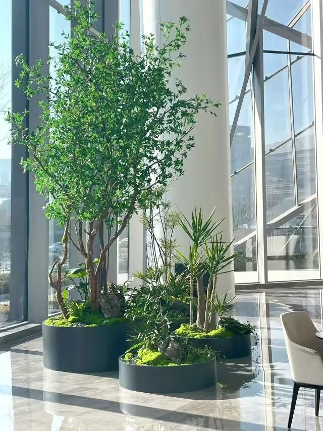 武汉城建·天樾高端住宅社区花箱定制项目：泉州良一工艺品有限公司标杆工程案例
