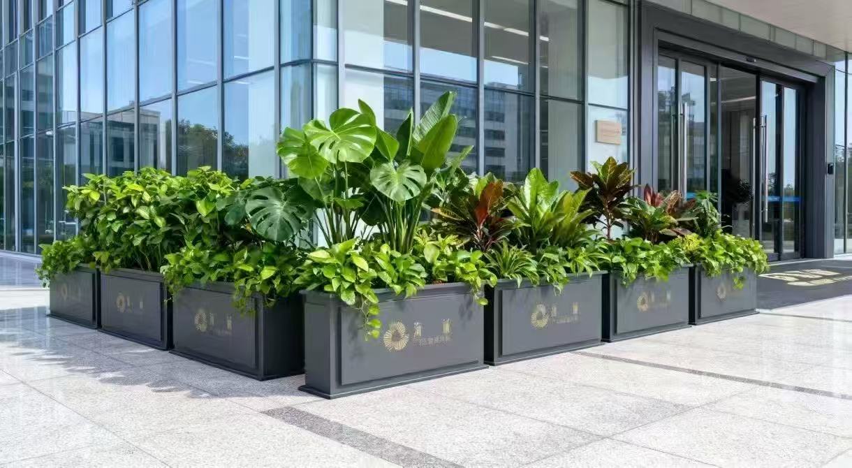 青岛花箱定制——泉州良一工艺品有限公司标杆工程案例